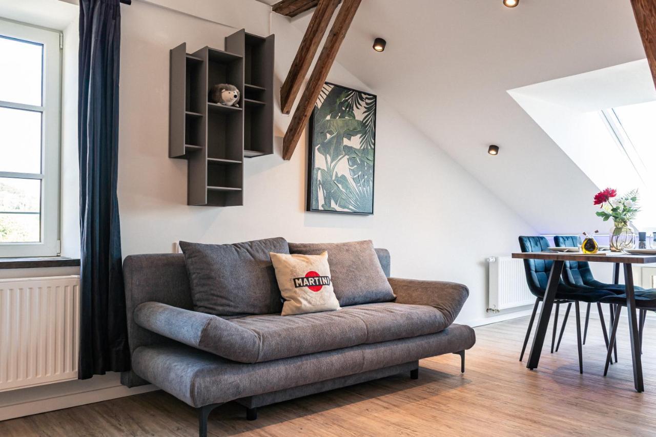 Crest - Riverside Lofts Mit Parken I Balkon I Kueche I Regendusche *