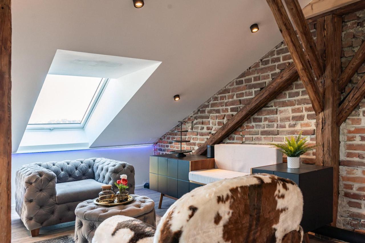 Crest - Riverside Lofts Mit Parken I Balkon I Kueche I Regendusche Apartment
