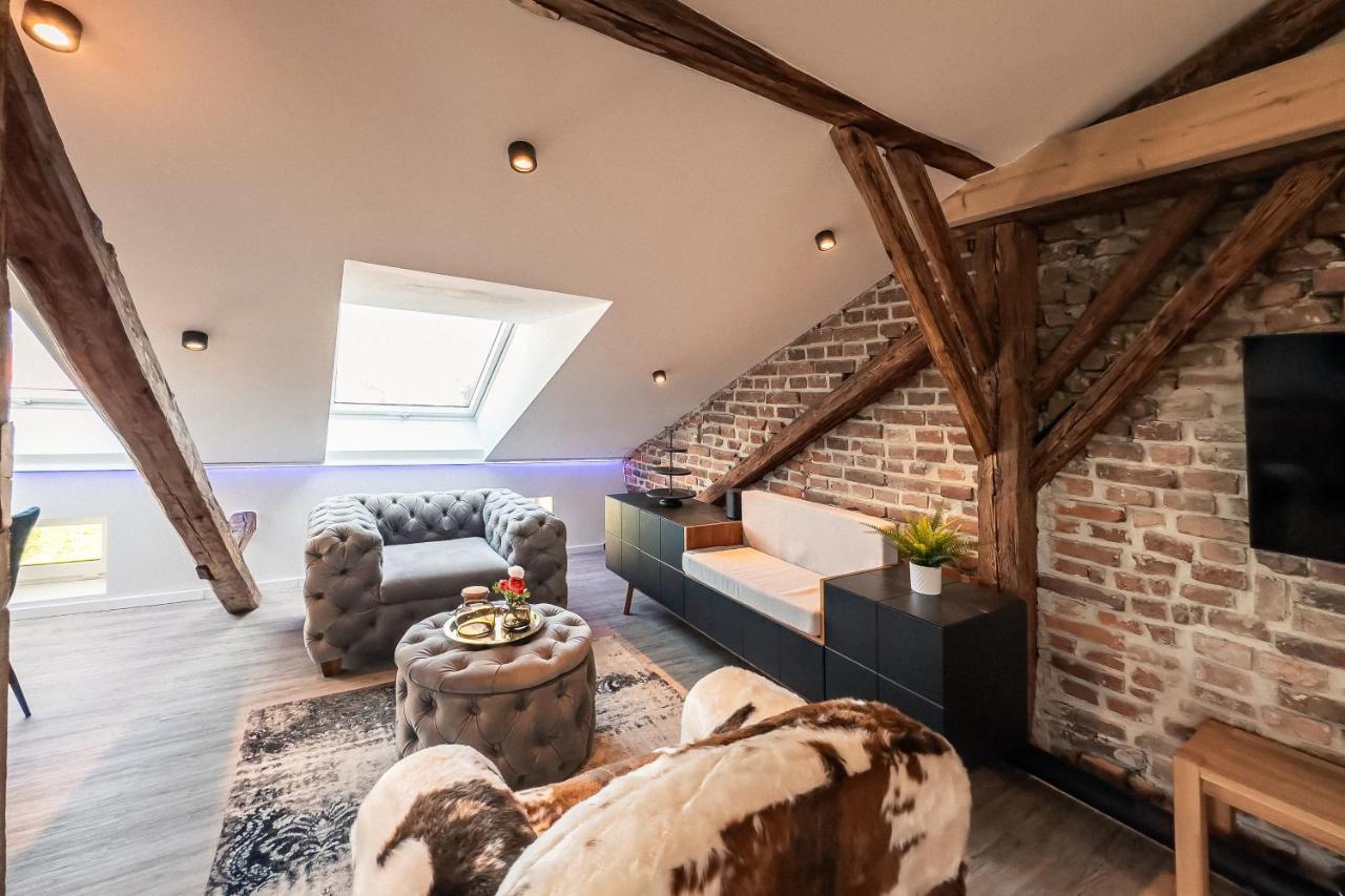 Apartment Crest - Riverside Lofts Mit Parken I Balkon I Kueche I Regendusche Passau
